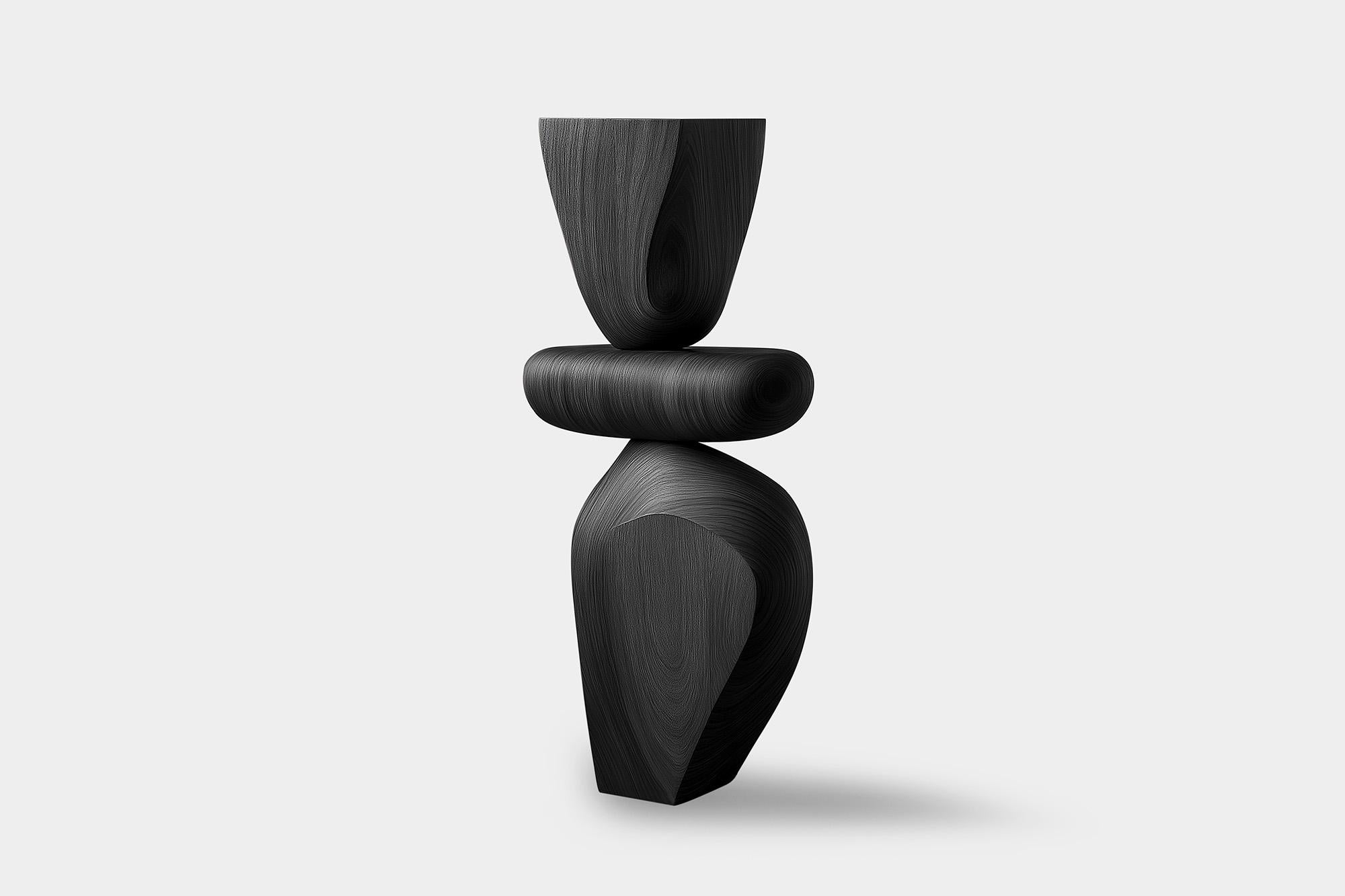 Messicano Scultura moderna in legno Lull No82 di Joel Escalona - Un accento scultoreo in vendita