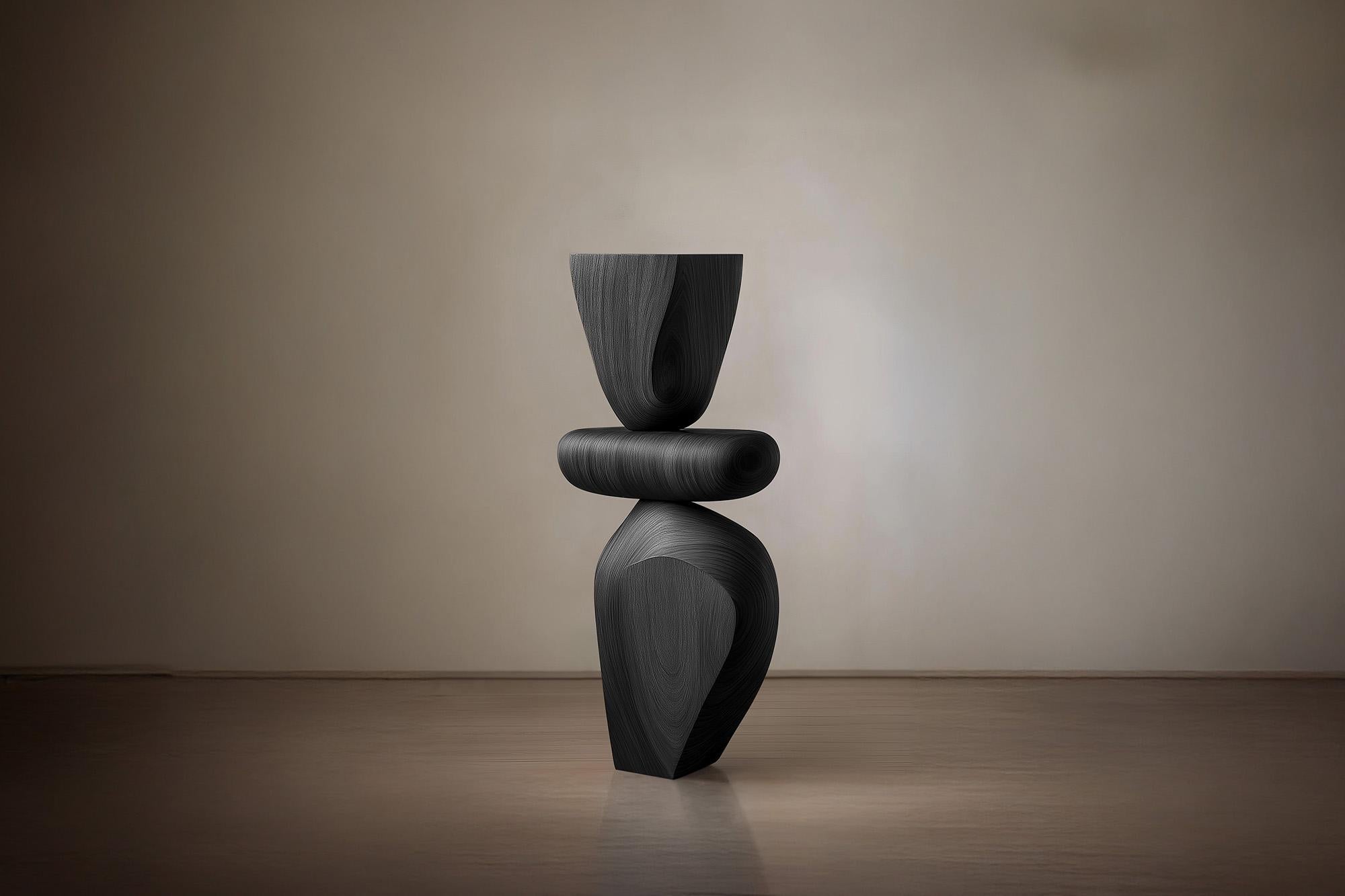 Fatto a mano Scultura moderna in legno Lull No82 di Joel Escalona - Un accento scultoreo in vendita