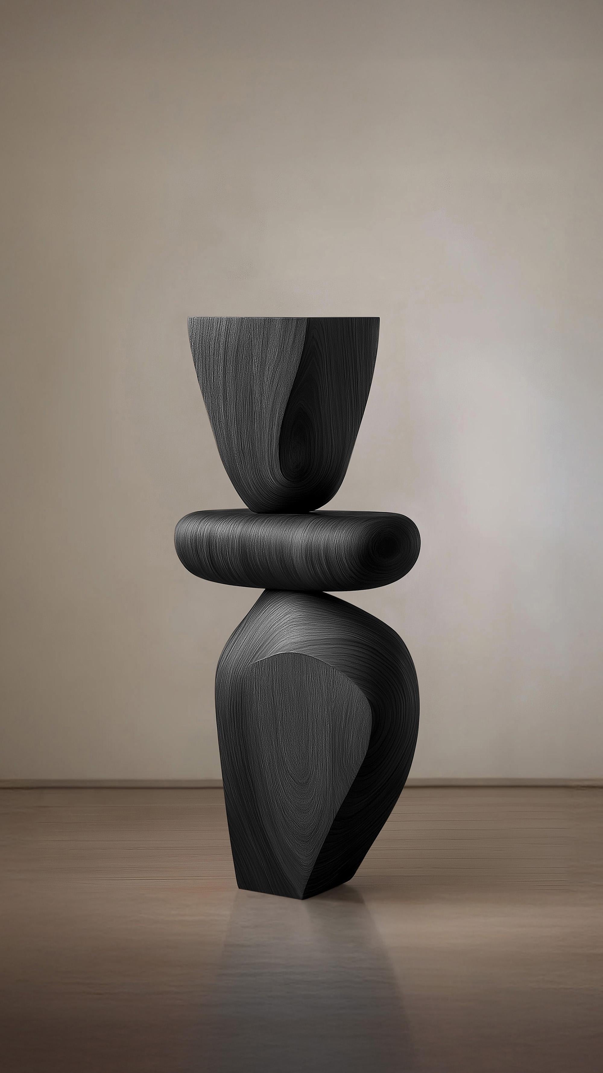 XXI secolo e contemporaneo Scultura moderna in legno Lull No82 di Joel Escalona - Un accento scultoreo in vendita