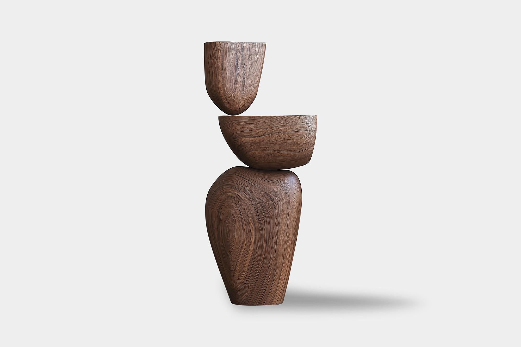 Scultura geometrica in legno Lull No90 di Joel Escalona - Perfetta per l'interior design

---
L'equilibrio e la tensione sono al centro di queste sculture. L'interazione tra le forme lisce e arrotondate e le basi solide e angolari crea un delicato