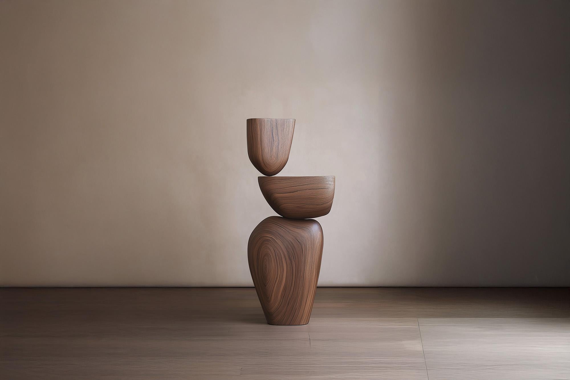 Mid-Century moderno Scultura geometrica in legno Lull No90 di Joel Escalona - Perfetta per l'arredamento d'interni in vendita