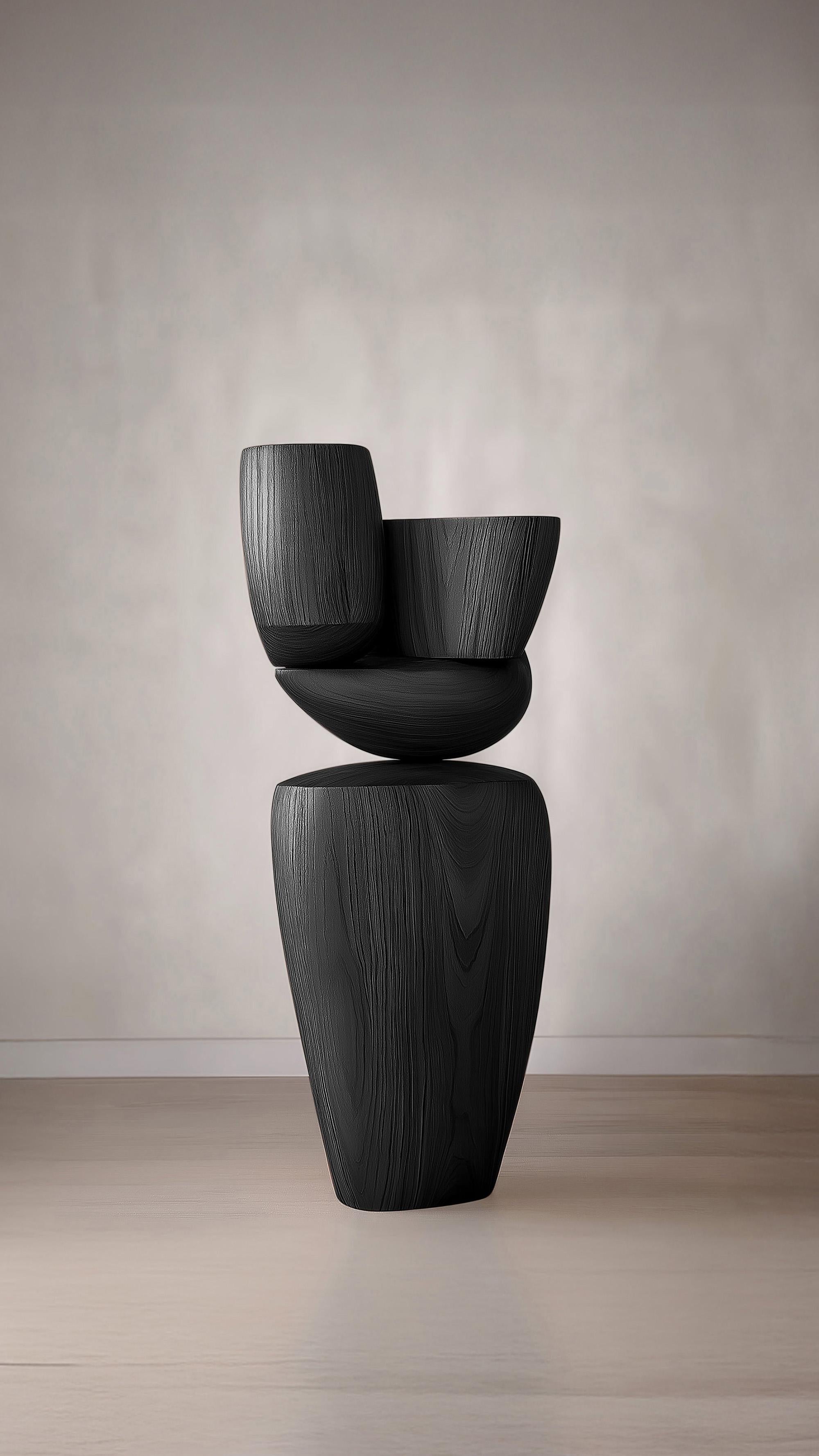 XXIe siècle et contemporain Lull No98 Sculpture d'art abstrait de Joel Escalona - Une pièce contemporaine en bois en vente