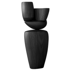 Lull No98 Abstract Art Sculpture by Joel Escalona – A Contemporary Wooden Piece