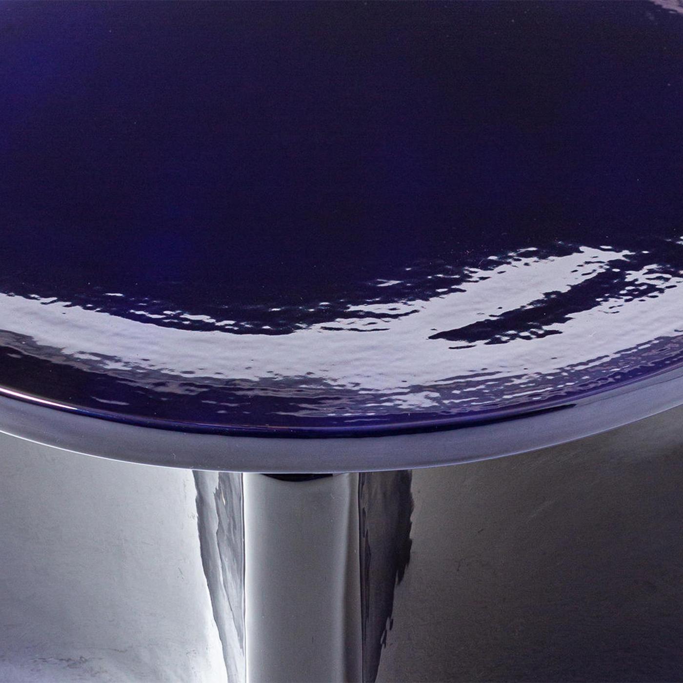 Italian Lulla Blue Coffee Table For Sale