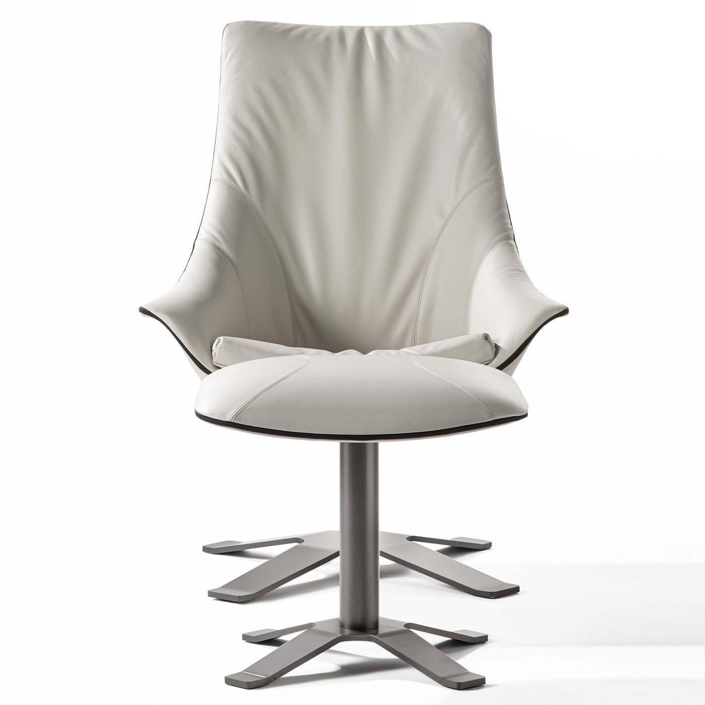 Modern Lullaby White Armchair For Sale