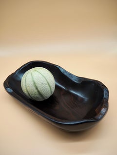 Lulli Vide Poche in Wood Ebony