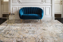 Hand Knotted, Silk Rug, Lully Shore, Edition Bougainville