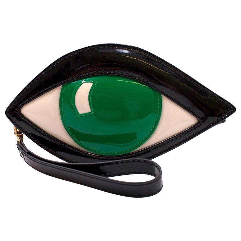 Lulu Guinness Emerald Eye Clutch For Sale