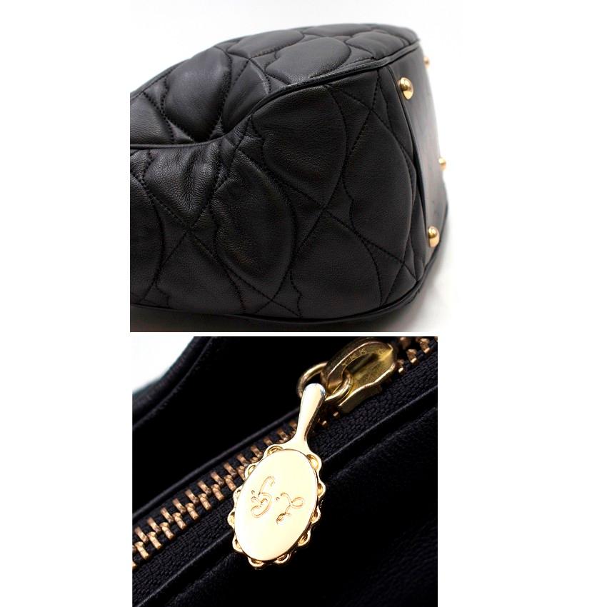 lulu guinness quilted lips bag