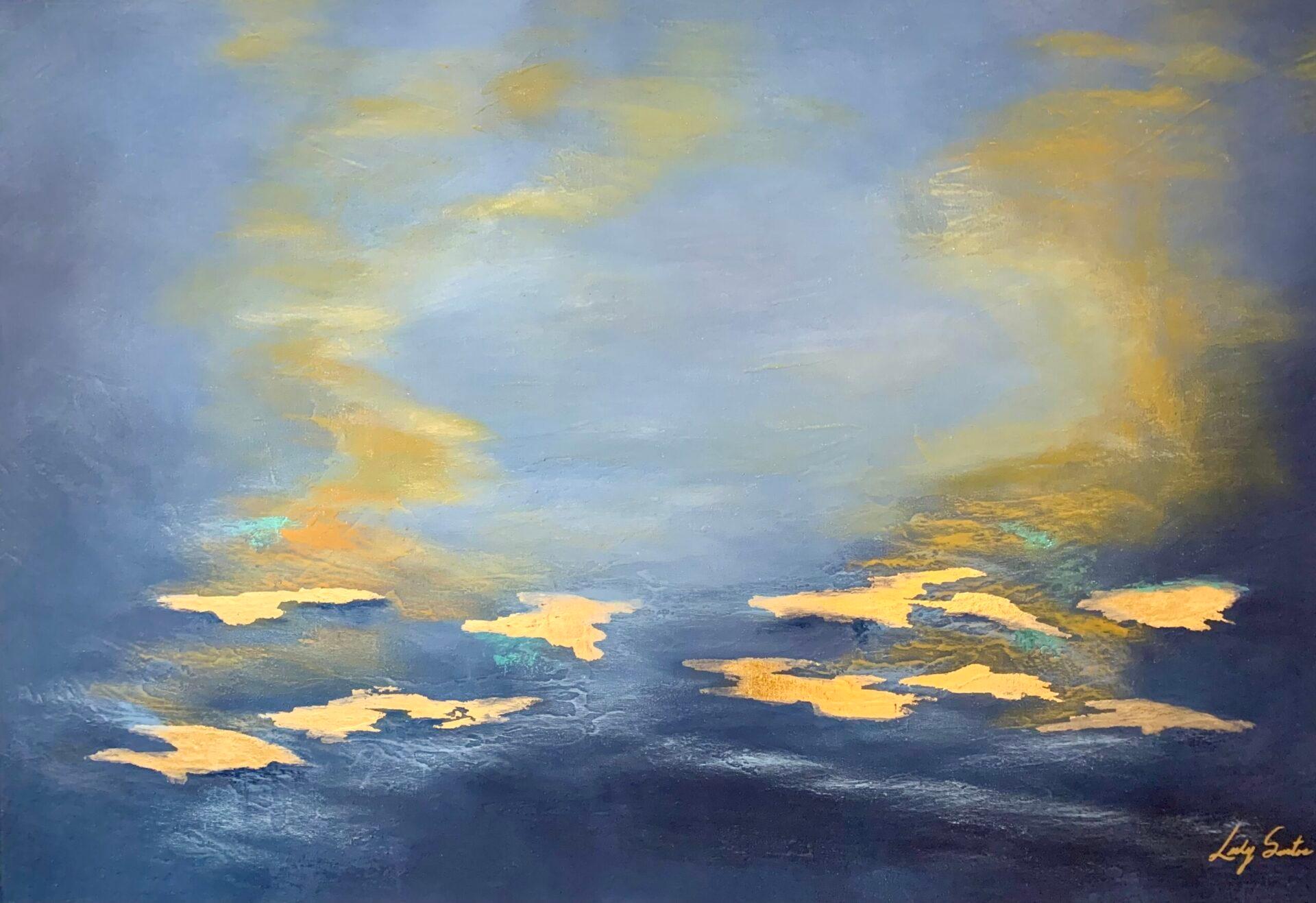Atardecer - Painting by Luly Santos