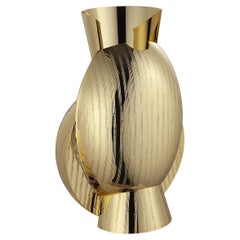 Lumaca Goldene Vase mit Reifenbesatz
