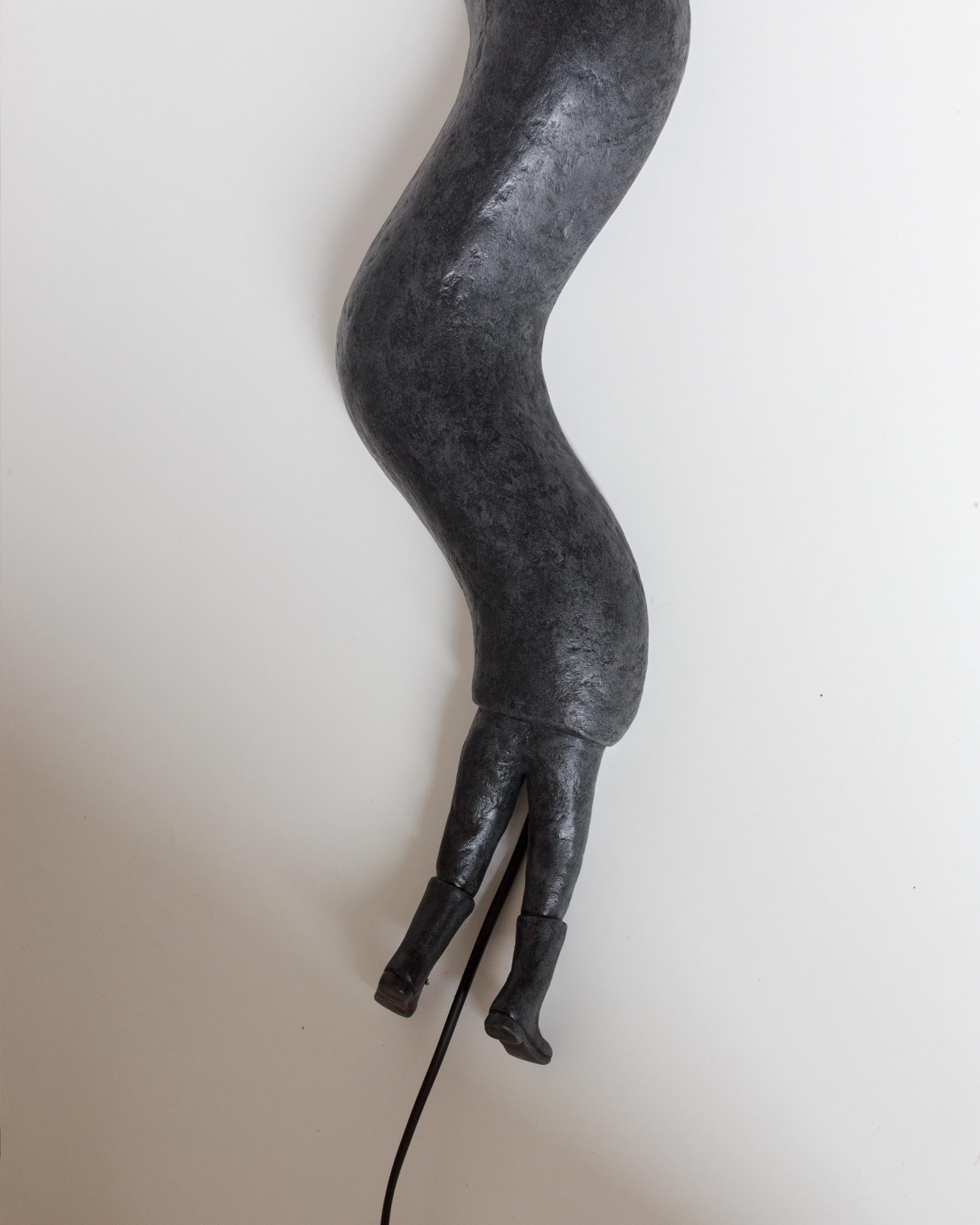 LUMAKA Contemporary Floor Lamp, Black, Limited edition, Organic Bionic Design in vendita 9