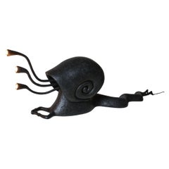 LUMAKA Contemporary Floor Lamp, Black, Limited edition, Organic Bionic Design