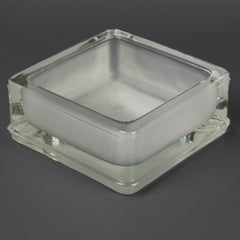 Lumax Molded Glass Ashtray, Desk Accessory Catchall, Design by Le Corbusier