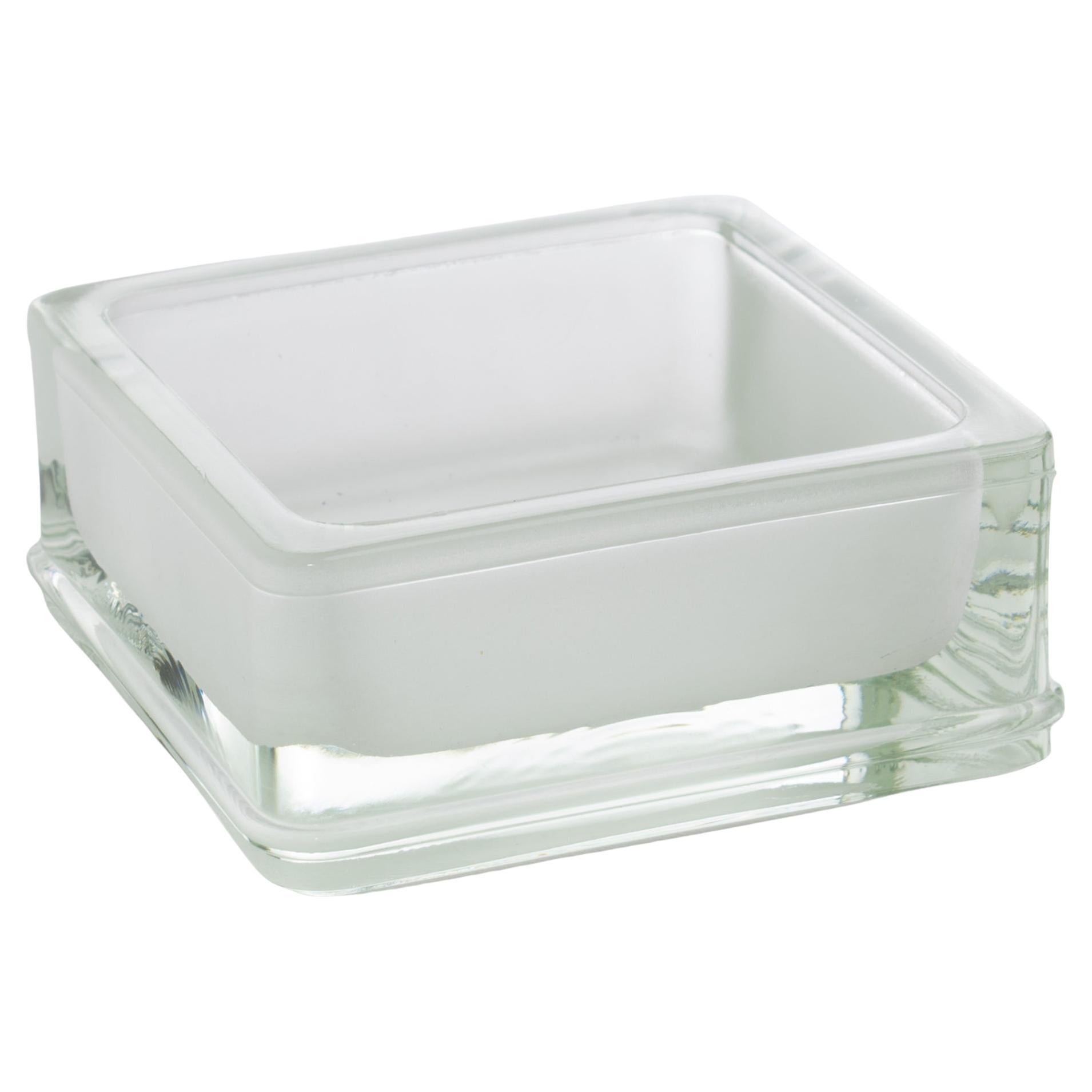 Posacenere in vetro stampato Lumax, accessorio da scrivania, design Le Corbusier in vendita