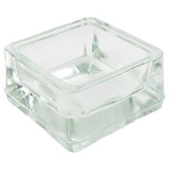 Cendrier attrape-tout en verre moulé Lumax, design de Le Corbusier