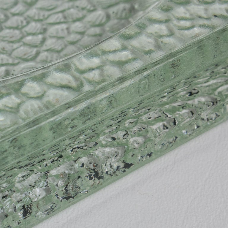 Lumax Nevada Glass Desk Tidy Catchall Ashtray by Le Corbusier at 1stDibs