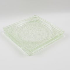 Lumax Nevada Glass Desk Tidy Catchall Ashtray by Le Corbusier