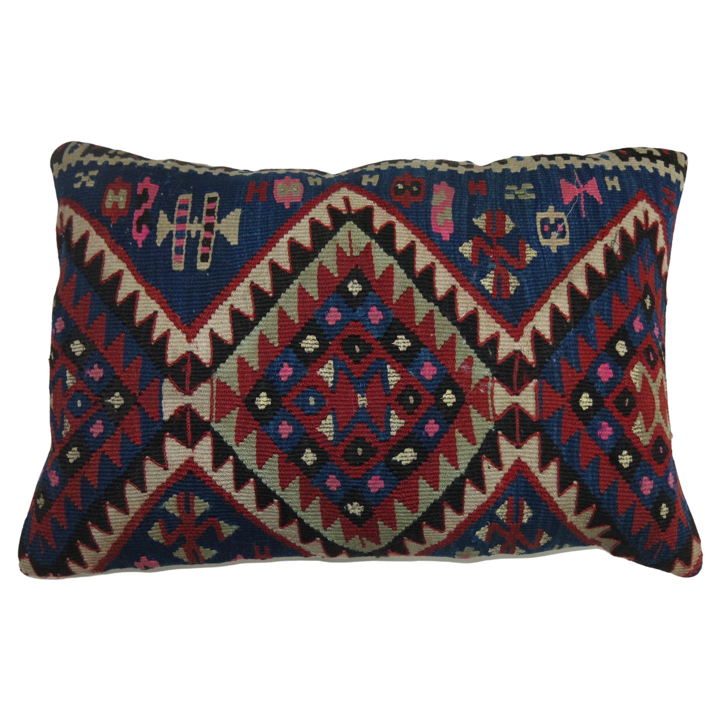 Lumbar Antique Persian Kilim Pillow