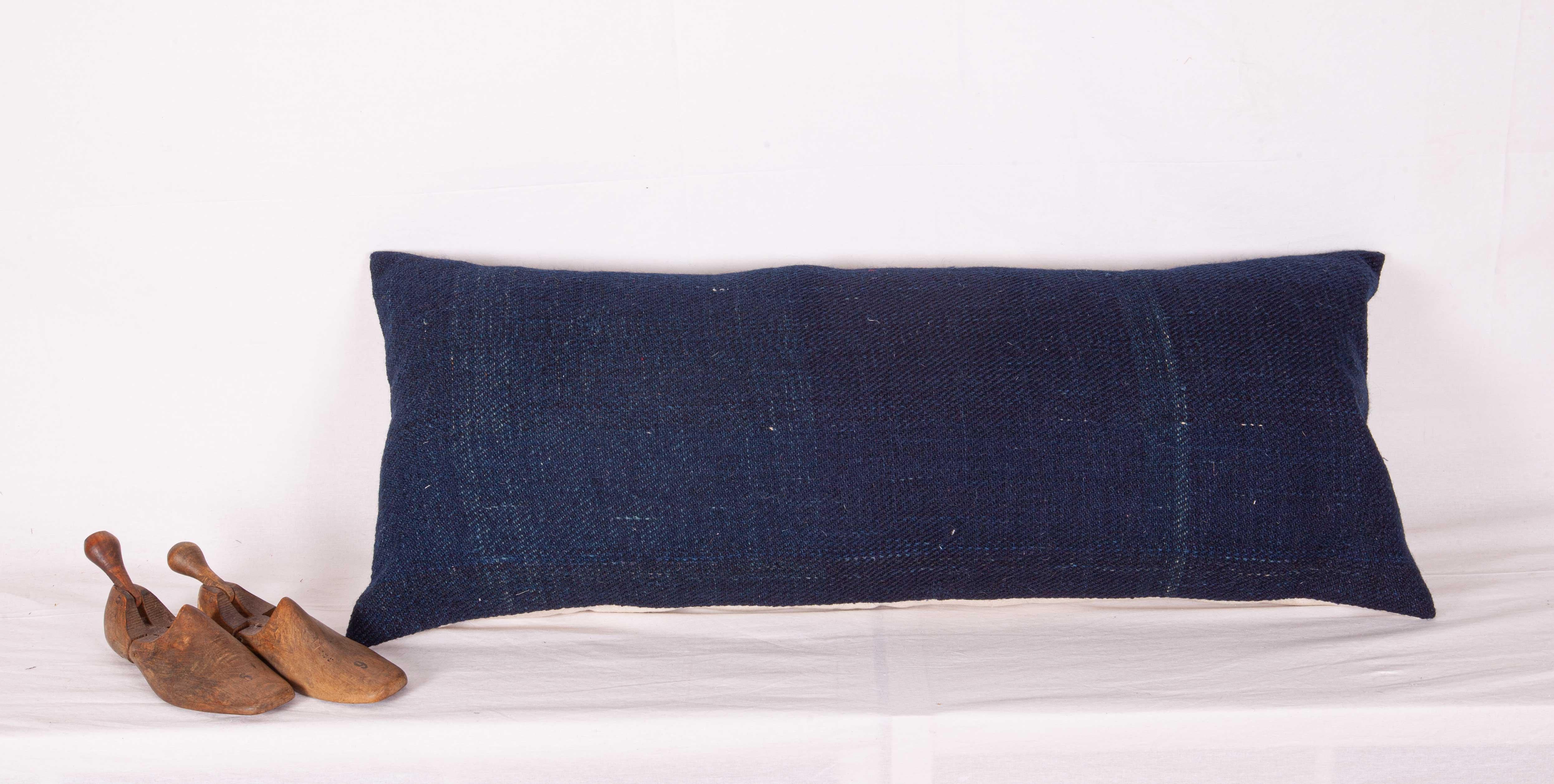 Turkish Lumbar Kilim Pillow Case Made from a Mid-20th Century, Anatolian Cover For Sale