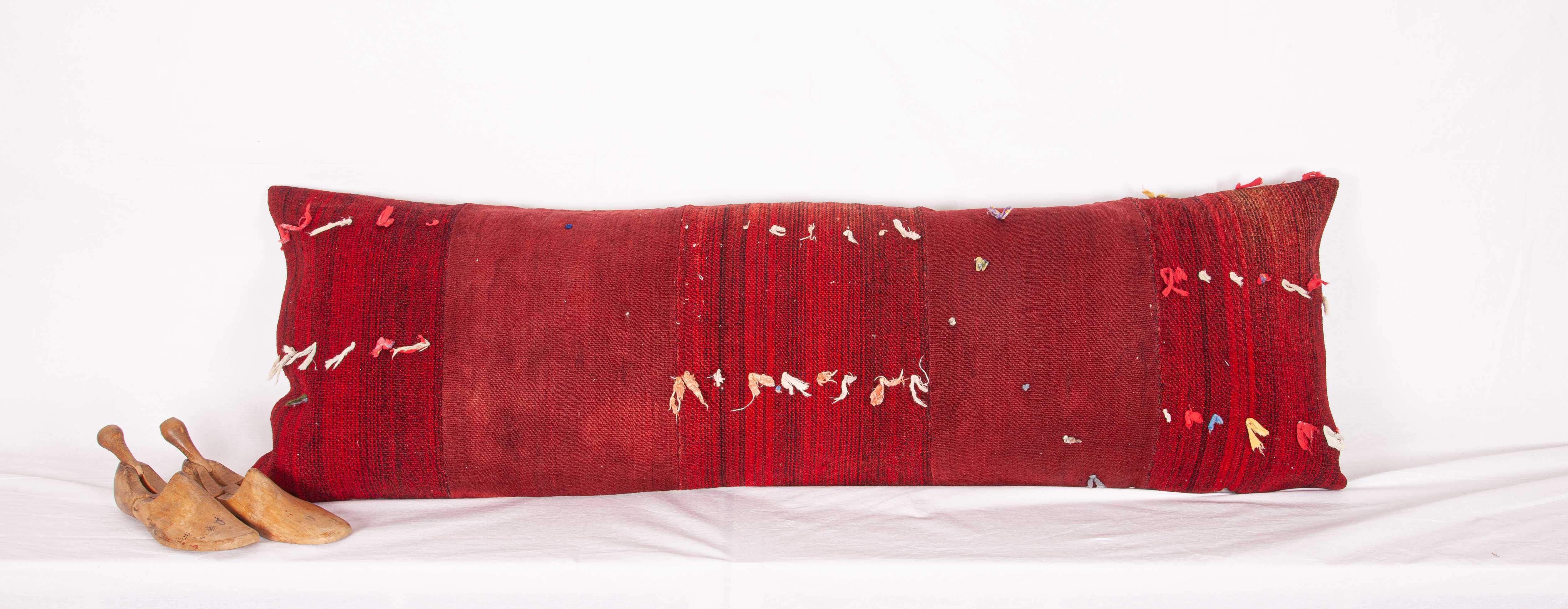 Lumbar Pillow Case Fashioned from a Mid-20th Century Anatolian Cover In Good Condition In Istanbul, TR