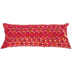 Lumbar Pillow Case Made from a Middle Eastern Bedouin Embroidery