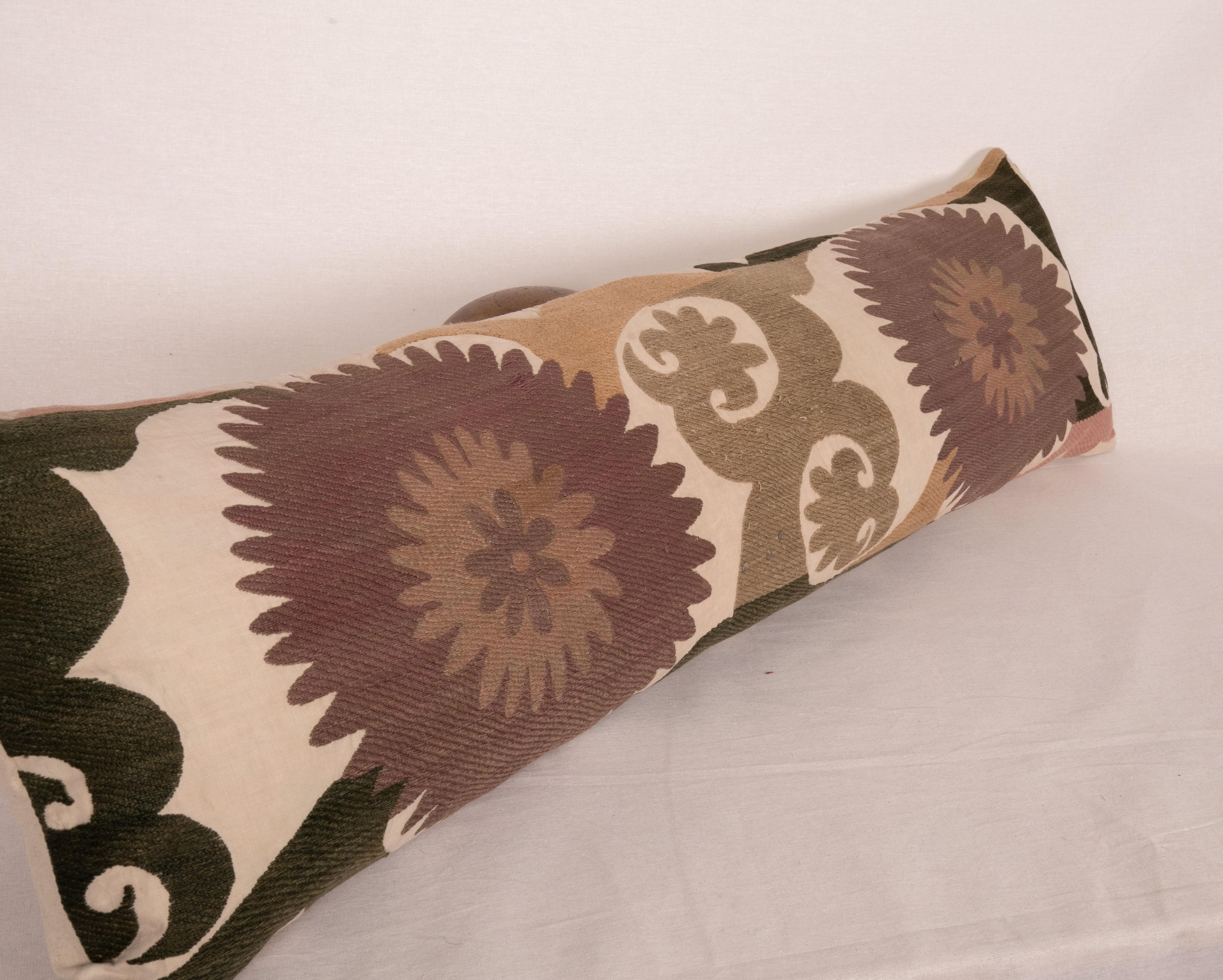 20th Century Lumbar Pillow Case Made from an Early 20th C. Suzani, 1920s