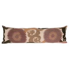 Lumbar Pillow Case Made from an Early 20th C. Suzani, 1920s