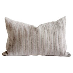 Lumbar Pillow in Mauve and Browns