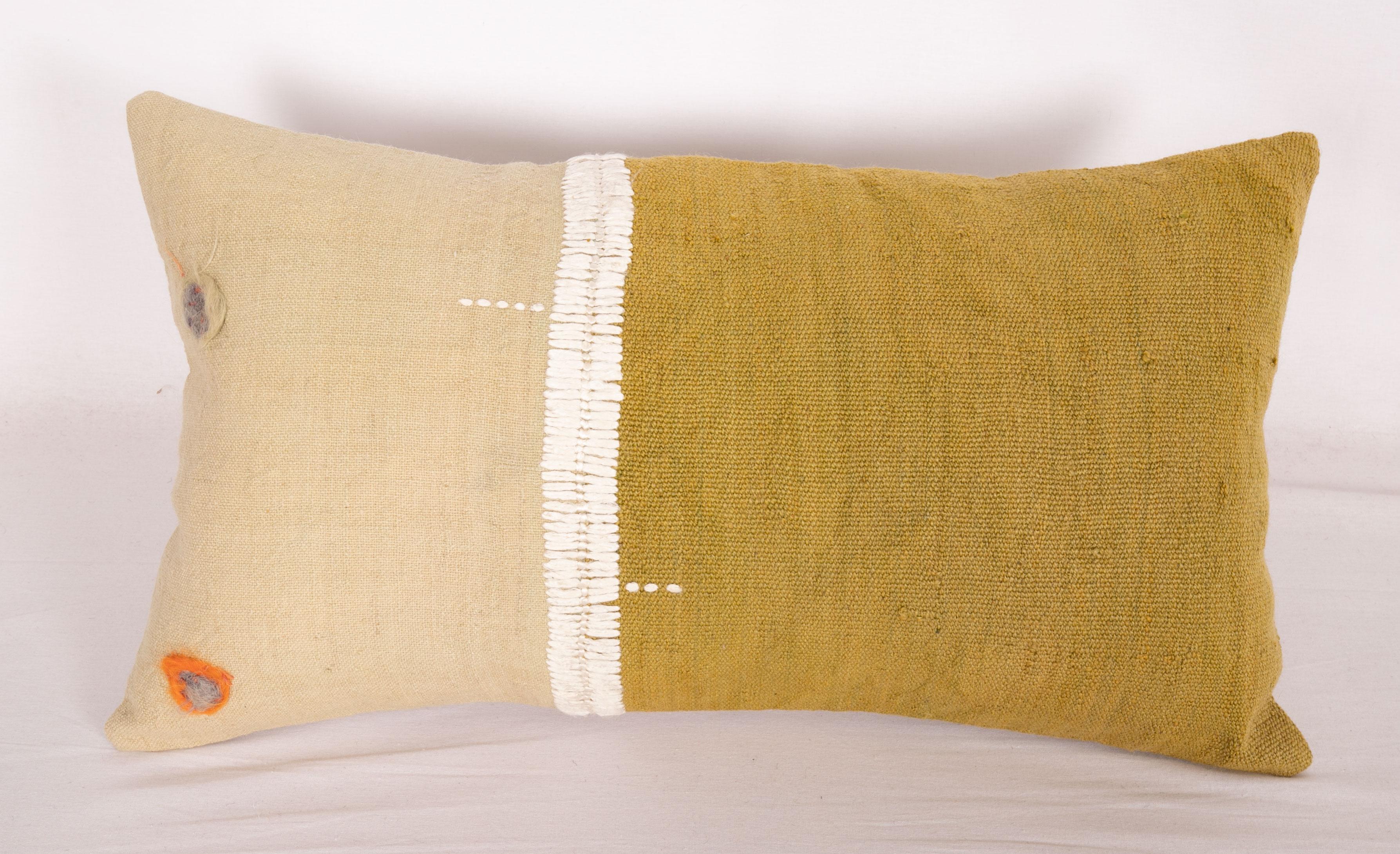 Turkish Lumbar Pillowcases Made from an Eastern Anatolian Perde 'Cover' Mid-20th Century