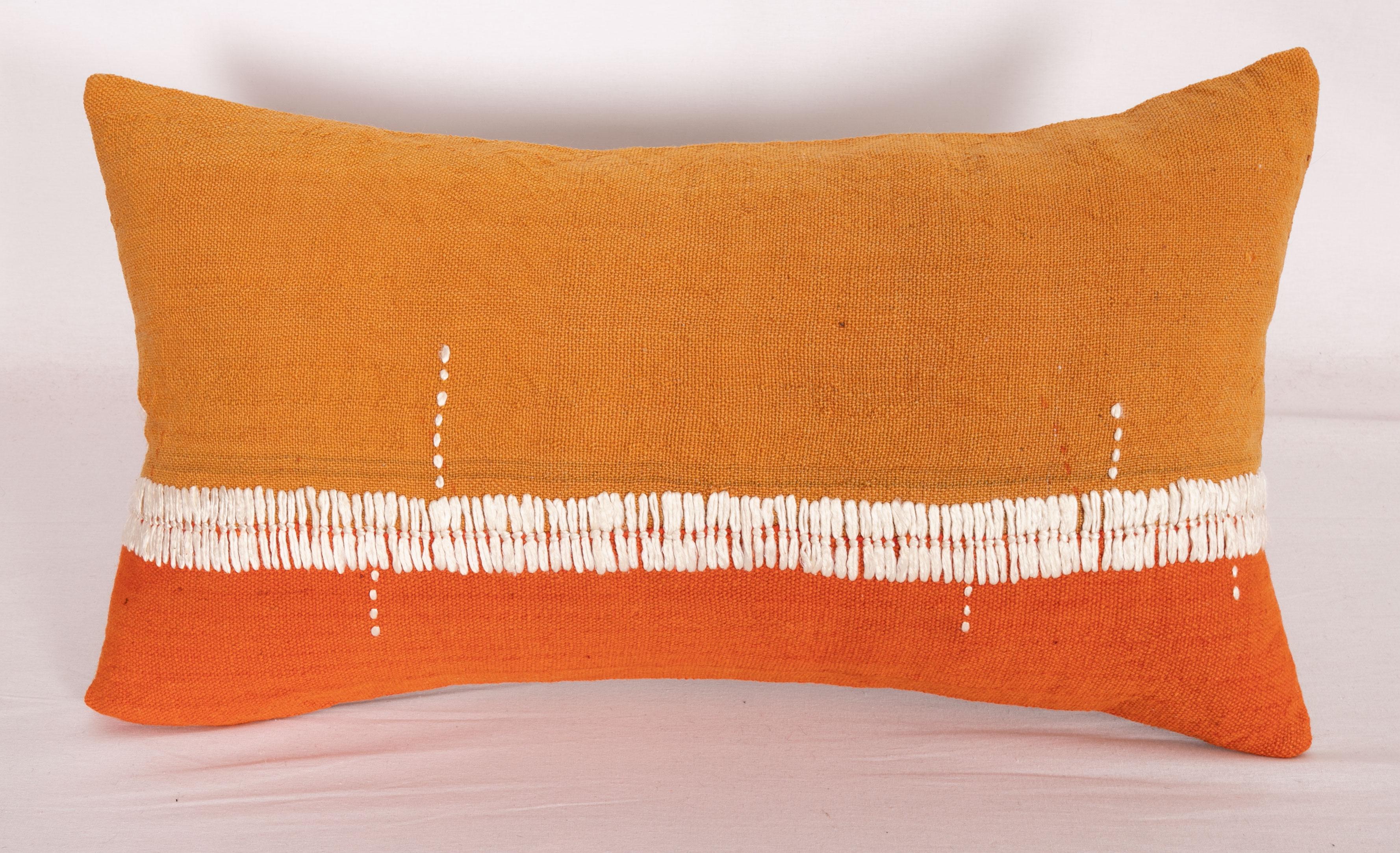 Turkish Lumbar Pillowcases Made from an Eastern Anatolian Perde 'Cover' Mid-20th Century