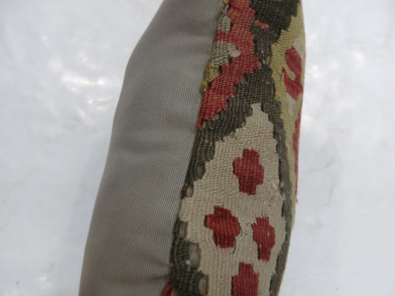 Lumbar Size Turkish Kilim Pillow For Sale at 1stDibs