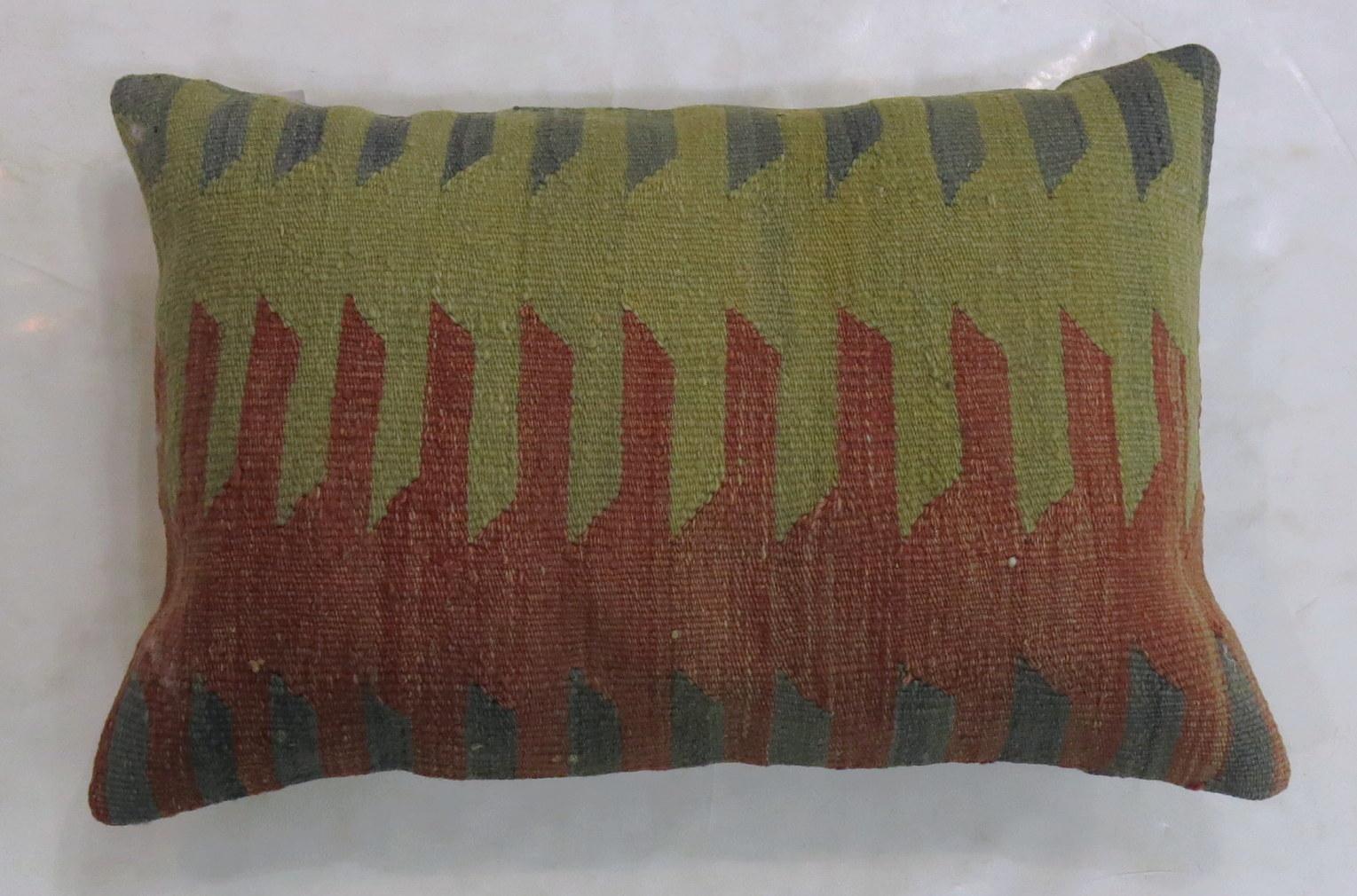 Tribal Lumbar Turkish Kilim Pillow