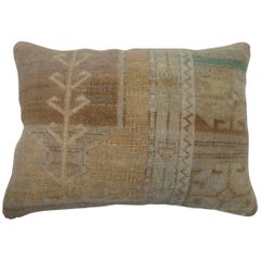 Lumbar Vintage Oushak Rug Pillow