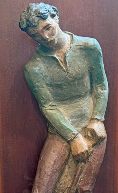"Lumberjack", Quintessential WPA-Era Sculpture by Harry Rosin