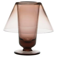 Lume, Candleholder Handcrafted Muranese Glass, Cameo Smooth MUN by VG