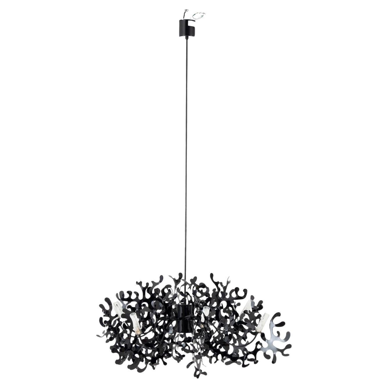 Lumen Center Italia Black Pendant Lamp For Sale