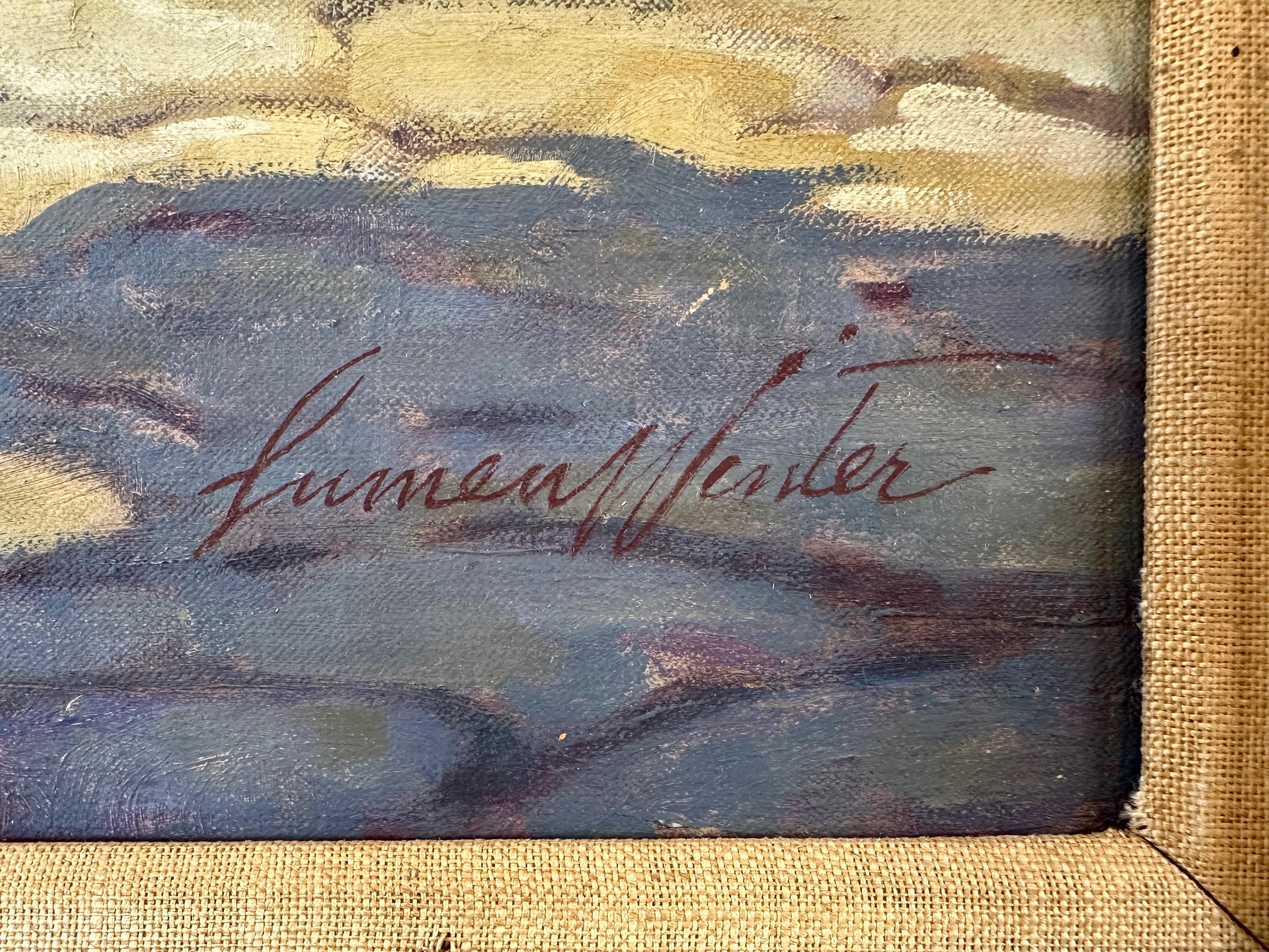 Mid-20th Century Lumen Martin Winter, “Burgomeester’s Joke”, Large Oil Painting, Early 1950s For Sale