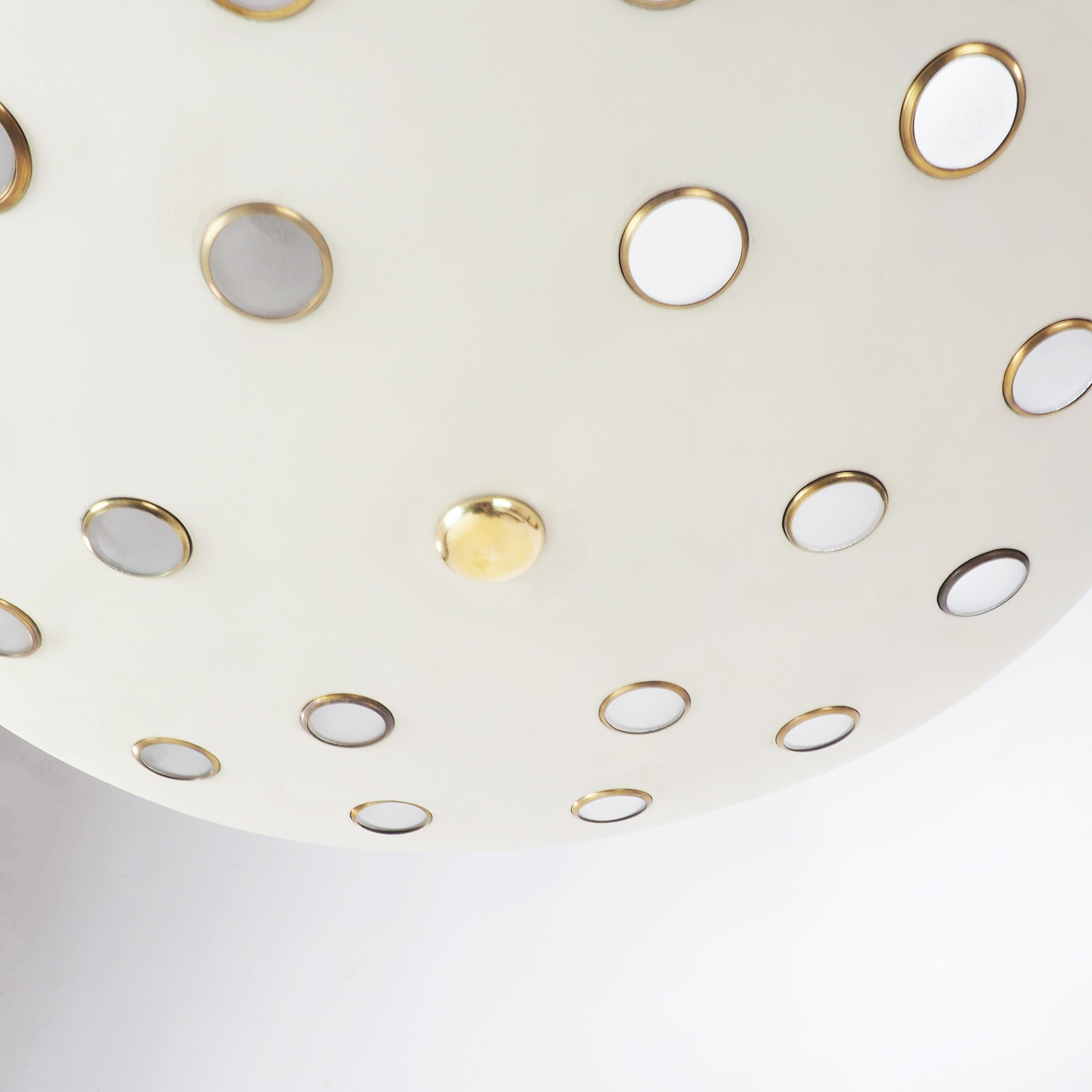 Mid-Century Modern Lumen Milano Midcentury Italian Pendant Lamp For Sale