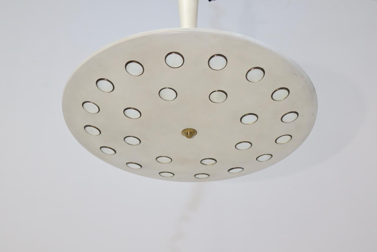 Lumen Milano Midcentury Italian Chandelier Pendant For Sale 3