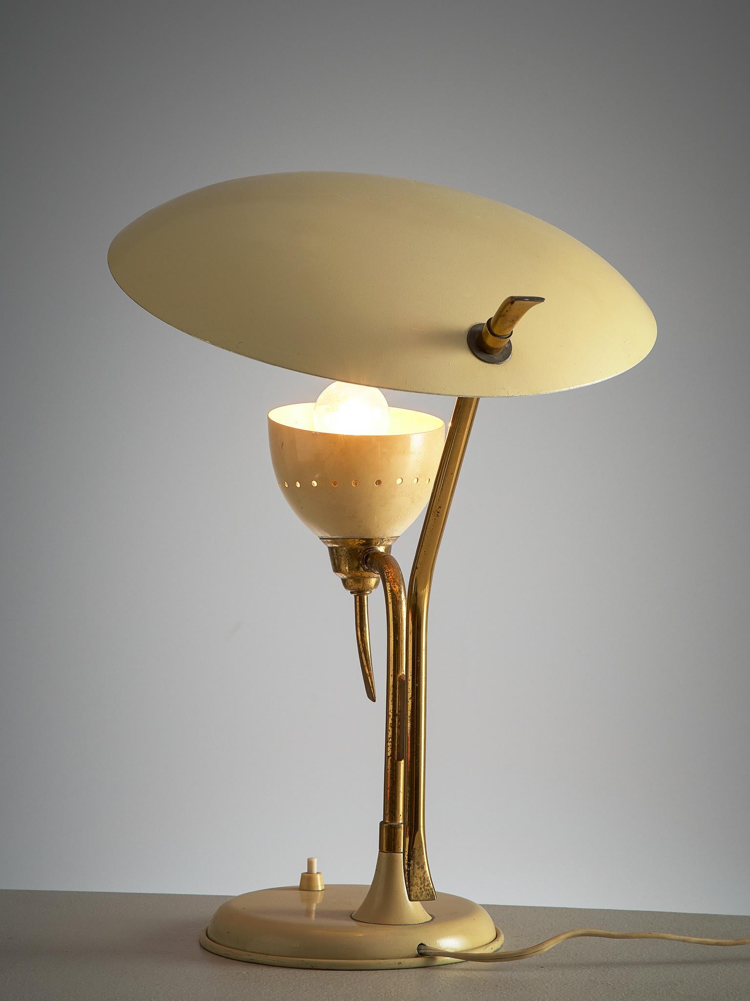 Mid-Century Modern Lumen Milano Table Lamp, 1950s
