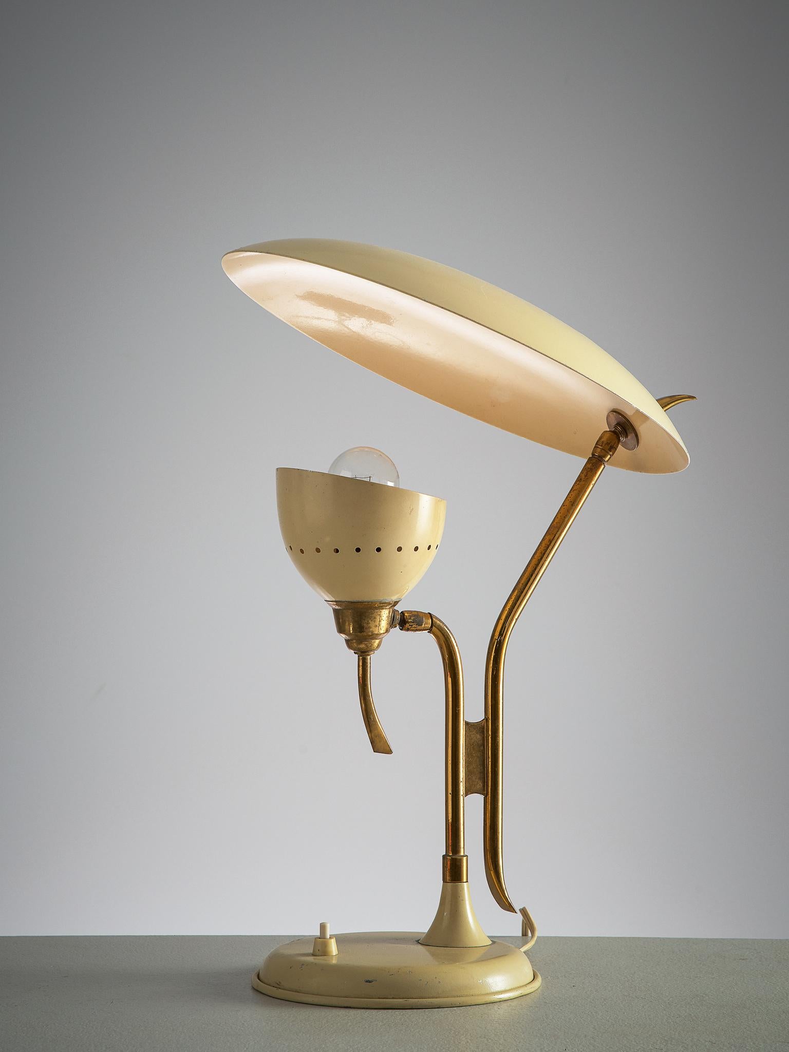Metal Lumen Milano Table Lamp, 1950s