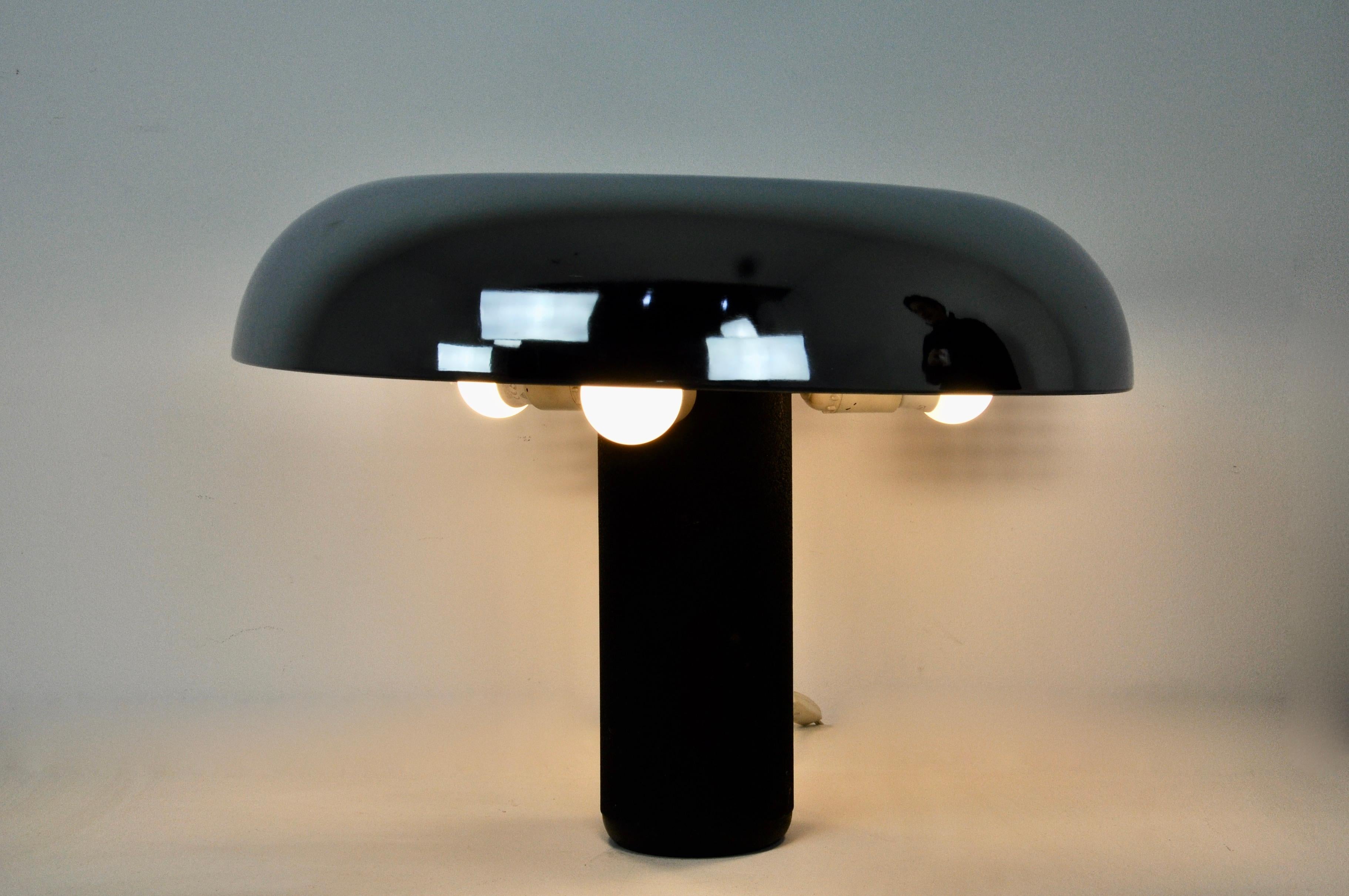 Italian Lumenform Chrome Table Lamp, 1970s
