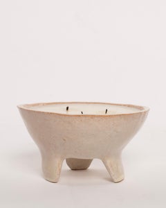 Chandelier Lumi en bois écru par Hermhaus