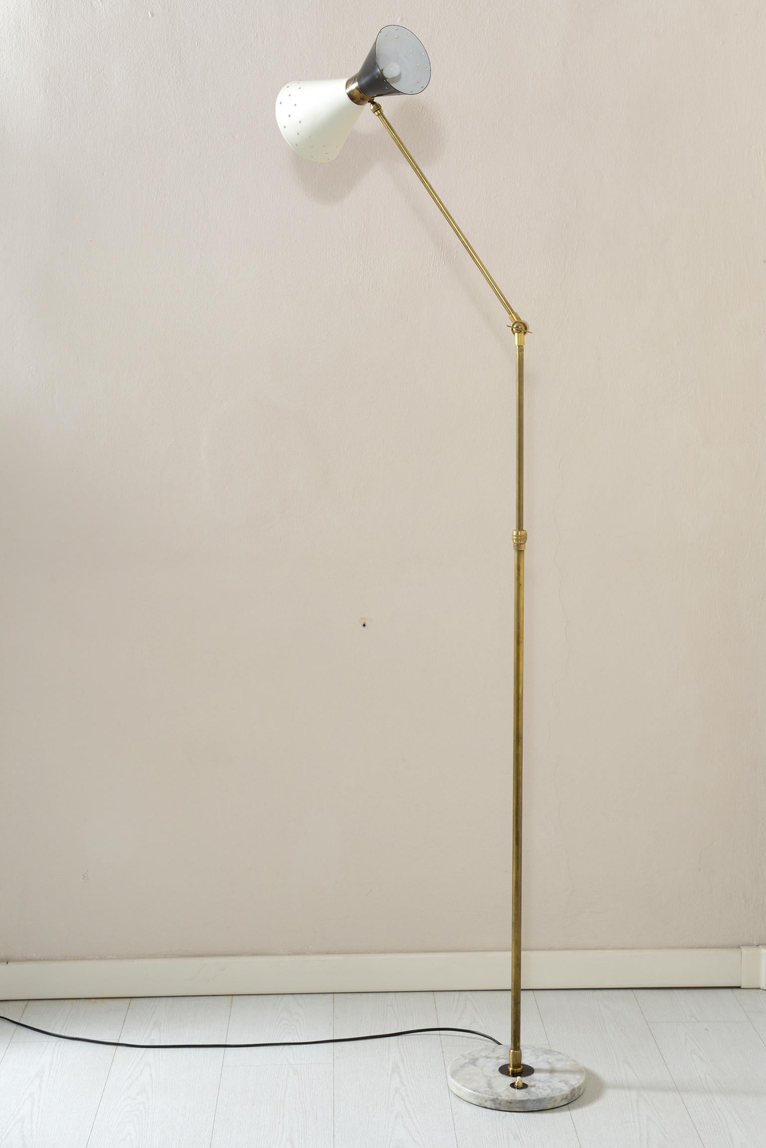 chrome floor lamp