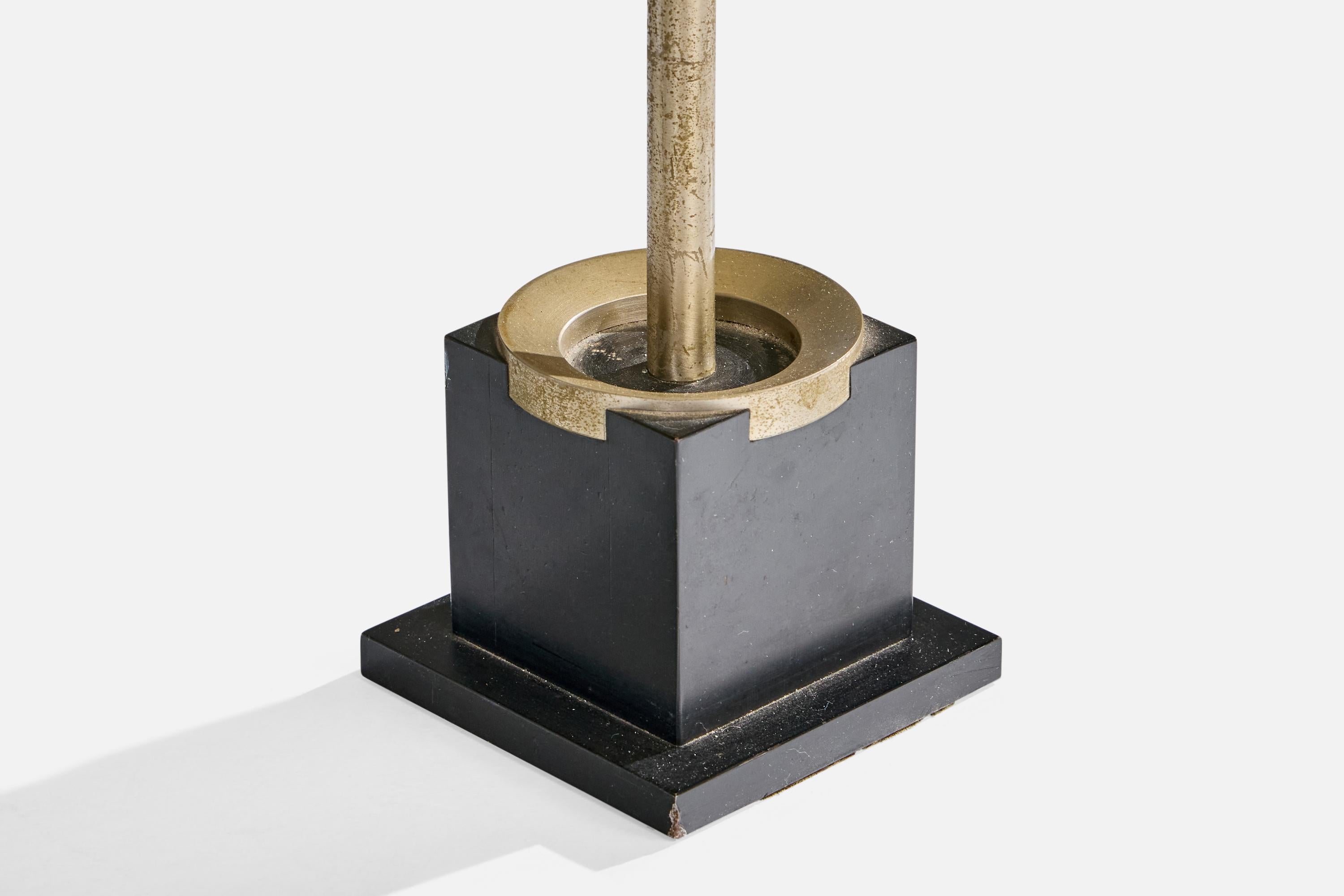 Lampe de Table Lumi Milano, Métal, Verre, Italie, Années 1960 en vente 2