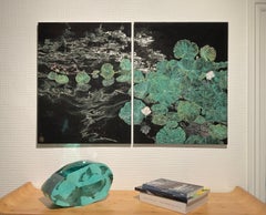 Fine dell'estate III di Lumi Mizutani - Pittura di paesaggi giapponesi, Nature, fiori