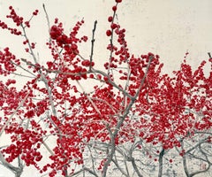 Lumi Mizutani - Paisaje de Nueva York - The High Line III de Lumi Mizutani - Pintura japonesa, rojo Paisaje de Nueva York - The High Line III de Lumi Mizutani - Pintura japonesa, rojo