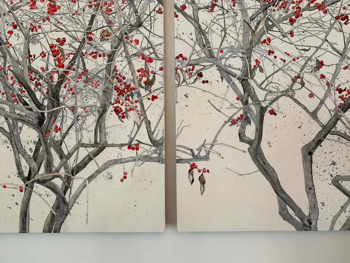New York Landscape - The High Line IV by Lumi Mizutani - Japanese style painting For Sale 4