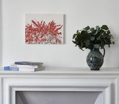 The High Line II by Lumi Mizutani - Japanese style painting, red berry tree